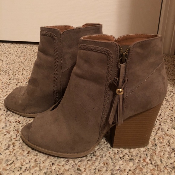 Charlotte Russe Shoes - Cute Open Toe Booties